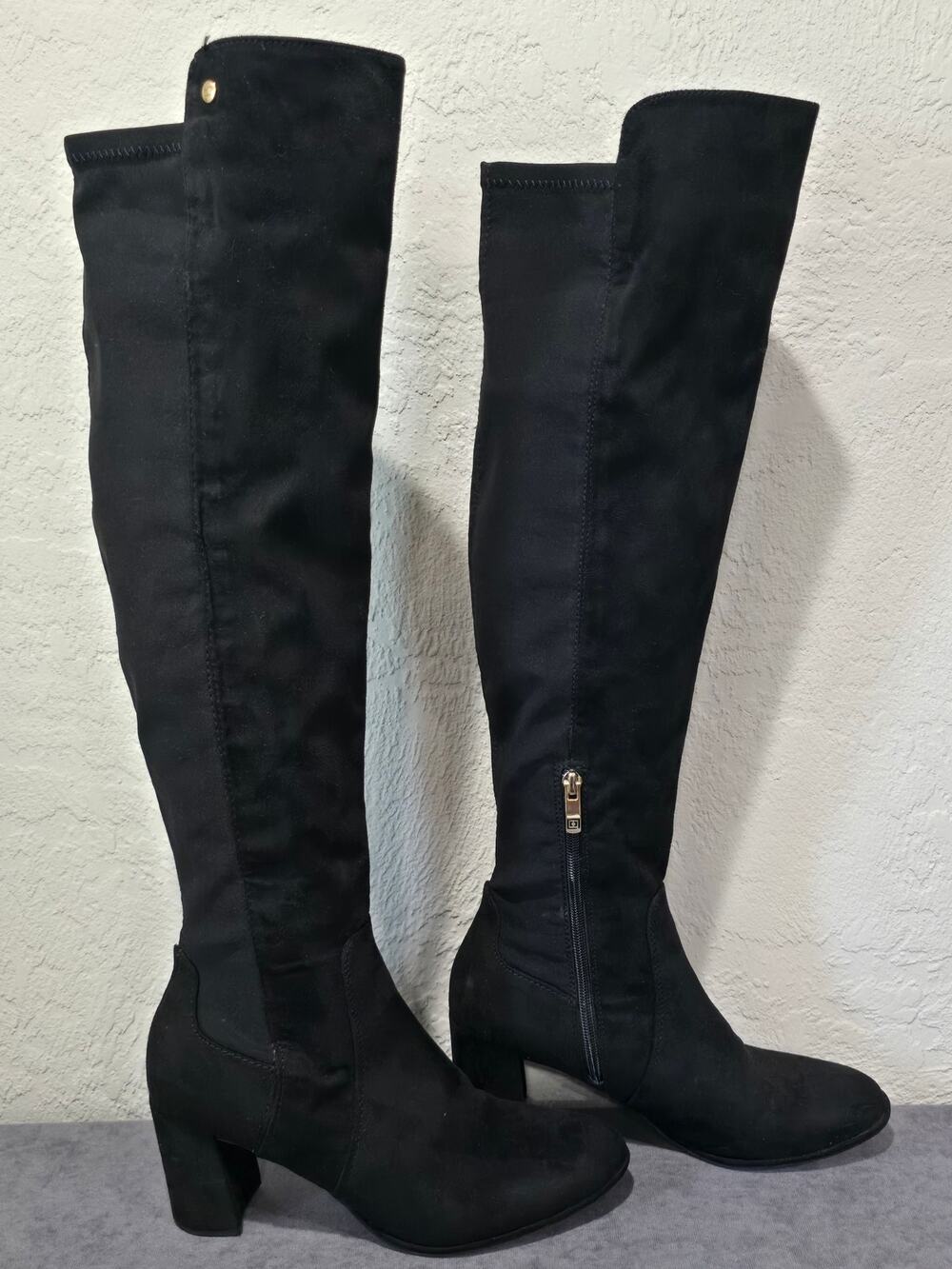 Liz Claiborne Over The Knee Faux Suede Block Heel Boots
